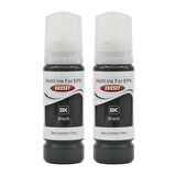 Ekoset Epson L3111 Siyah Muadil Mürekkep 2'li set 70ml 103 serisi
