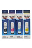 Ekoset Epson EcoTank L3110 Muadil Mürekkep 4 renk 103 serisi