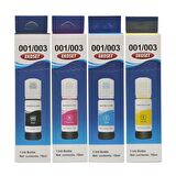 Ekoset Epson L3151 L3156 L3160 L5190 4 renk Muadil Mürekkep 103 serisi