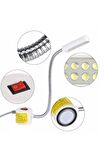 Ekoset Spiral Dikiş Makinesi Lambası Mıknatıslı 10 Ledli