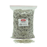 Ekoset Kauçuk Paket Ambalaj Toka Para Lastiği 40mm Beyaz 1Kg
