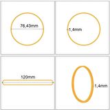 Ekoset 120mm Kauçuk Paket Ambalaj Lastiği 1Kg