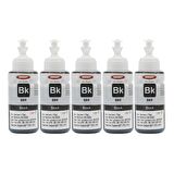 Ekoset Epson L300 L310 L355 L365 L382 L386 Siyah Muadil Mürekkep 70ml 5 adet