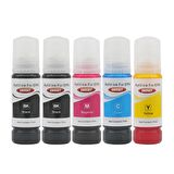 Ekoset Epson 103 L1110 L3110 L3111 L3150 Uyumlu Muadil Mürekkep 70ml 5 adet