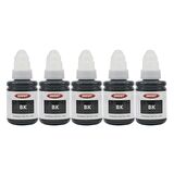 Ekoset Canon G1400 G1410 G1411 uyumlu Siyah Mürekkep 135ml 5'li set