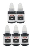 Ekoset Canon G2400 G2410 G2411 G2415 uyumlu Siyah Mürekkep 135ml 5'li set