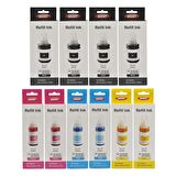 Ekoset Canon G2400 G2410 G2411 G2415 uyumlu Renkli Mürekkep 10 adet