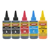 Ekoset hp smarttank 500 515 530 615 uyumlu Renkli Mürekkep 100ml 5'li set