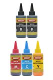 Ekoset hp smarttank 500 515 530 615 uyumlu Renkli Mürekkep 100ml 5'li set
