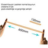 Ekoset 130x10mm Geniş Kauçuk Paket Ambalaj Lastiği 1.000 Adet