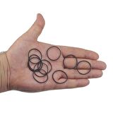 Ekoset Siyah Paket Ambalaj Para Lastiği 40mm 5.000 Adet