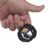Ekoset Siyah Paket Ambalaj Para Lastiği 70mm 5.000 Adet