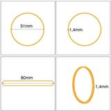 Ekoset 80mm Kauçuk Paket Ambalaj Lastiği 1KG