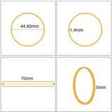 Ekoset 70x5 Geniş Kauçuk Paket Ambalaj Lastiği 12Kg Koli (70x5)