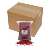 Ekoset 70mm Kırmızı Renkli Kauçuk Paket Ambalaj Lastiği 12Kg Koli