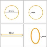 Ekoset 80mm Kauçuk Paket Ambalaj Lastiği 5.000 Adet
