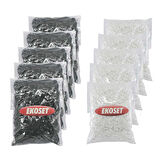 Kilitli Etiket İpi Siyah ve Beyaz 10'lu Paket