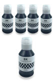 Canon G3420 G3430 G3460 Siyah Muadil Mürekkep 5'li Set