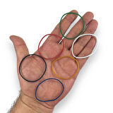 500 Adet Karışık 6 Renk Para Lastiği