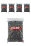 Renkli Para Lastiği Karışık 4 Renk 70mm 5000 Adet