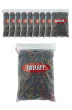 Renkli Para Lastiği Karışık 4 Renk 70mm 10.000 Adet