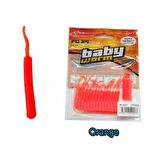 Fujin Baby Worm 5.2 Cm Floating LRF Silikon Yem Orange