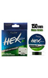 Fujin Hex Braid 4X 150Mt Moss Green PE Ip Misina 0.14