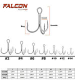 Fujin Falcon Süper Anti-Rust Üçlü Kanca
