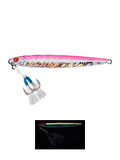 Fujin Valhalla Darksea 120gr Metal Jig Yem Pink Glow Line
