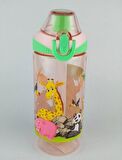 Vagonlife Tritan Pipetli Kapaklı Çocuk Matarası 500Ml Pembe