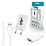 EATECH Cep Telefonu Şarj Cihazı Iphone 6-7-8-x-xs-xr-plus 1a 1.25 Metre