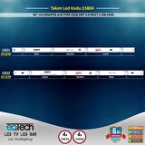 TAKIM LED-4 (4X231-4X232) 42 LG INNOTEK A-B TYPE 42LB DRT 3.0 REV7 2 ISB-0395