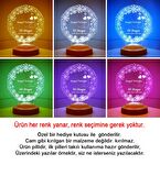 Sevgilambası Kişiye Özel 8 Mart Kadınlar Günü Hediyesi Papatyalar Led Lamba