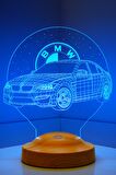 Sevgilambası 3D BMW 3 Boyutlu Led Lamba