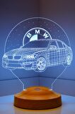 Sevgilambası 3D BMW 3 Boyutlu Led Lamba