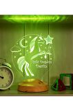 Unicorn Gece Lambası Tek Boynuzlu At Çocuk Odası Hediyesi Led Lamba, Unicorn Doğum Günü Hediyesi