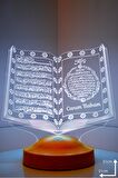 Sevgilambası Canım Babam Hediyesi Kuran-ı Kerim 3d Led Lamba