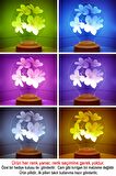 Sevgilambası Canım Annem Plumeria Çiçeği Hediyesi 3d Led Lamba