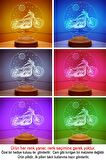 Sevgilambası 3D İyi ki Doğdun Motorsiklet Chopper Led Lamba