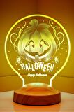Sevgilambası 3D Hallowen Hediyesi Led Lamba