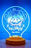 Sevgilambası 3D Hallowen Hediyesi Led Lamba