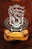 Sevgilambası 3D Harry Potter Hediyesi Hogwarts Slytherin Binası Led Lamba