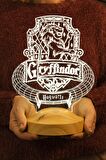 Sevgilambası 3D Harry Potter Hediyesi Hogwarts Gryffindor Binası Led Lamba