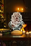 Sevgilambası 3D Harry Potter Hediyesi Hogwarts Gryffindor Binası Led Lamba
