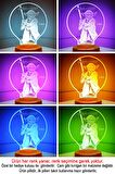 Sevgilambası 3D Star Wars Hediyesi Yoda 3 boyutlu Led Lamba