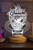 Sevgilambası 3D Harry Potter Hediyesi Hogwarts Ravenclaw Binası Led Lamba