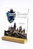 Sevgilambası Harry Potter Hediyesi Hogwarts Ravenclaw Binası Hediye Paketli Şeffaf Çerçeve