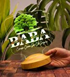 Babalar Günü Hediyesi, Babaya Hediye, Evimizin Çınarı Hediyesi, Renkli İsim Yazılı Kişiye Özel 3D Led Lamba