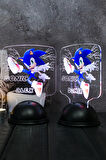 Kirpi Sonic Hediyesi, Çocuk Odası Süper Sonic Hediyesi İsimli Led Lamba, Sonic Tasarım Led Lamba