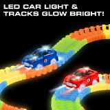 Magic Track 168 Parça, 210cm Parkur,LED Arabalı Yarış Pisti
